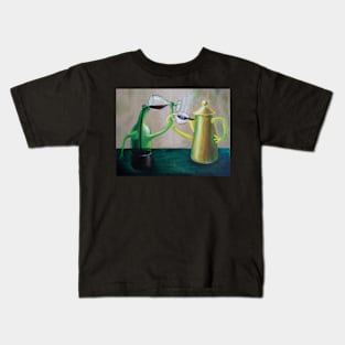 Oil Painting - Let's drink to.. , 2009 Kids T-Shirt